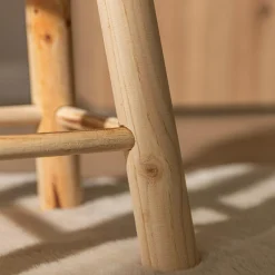 Taboret tapicerowany beżowy TROPICOSI