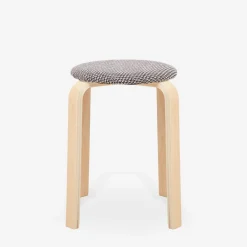 Taboret tapicerowany CETON szary