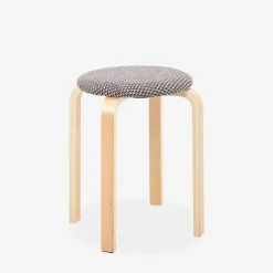 Taboret tapicerowany CETON szary