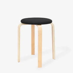 Taboret tapicerowany CETON czarny