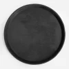Taca antypoślizgowa czarna 35 cm