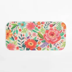 Taca do serwowania w kwiaty 32x15 cm