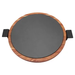 Taca do serwowania z łupkiem okrągła 30 cm