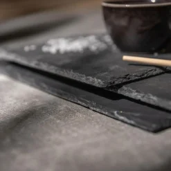 Taca łupkowa do serwowania przekąsek 30x20 cm