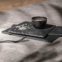 Taca łupkowa do serwowania przekąsek 30x20 cm