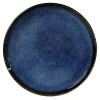 Talerz deserowy ceramiczny niebieski SUELO 21 cm