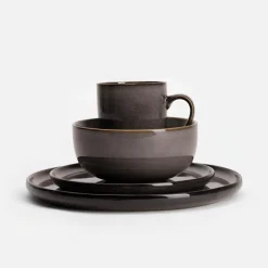 Talerz deserowy ciemnoszary SKALO 20 cm