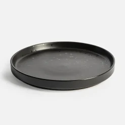 Talerz deserowy czarny CARBONO 20 cm