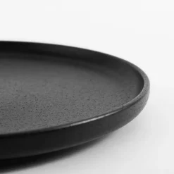 Talerz deserowy czarny NOKTO 21 cm