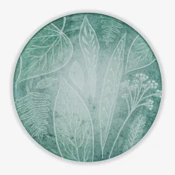 Talerz deserowy niebieski CZTERY PORY ROKU 20,5 cm