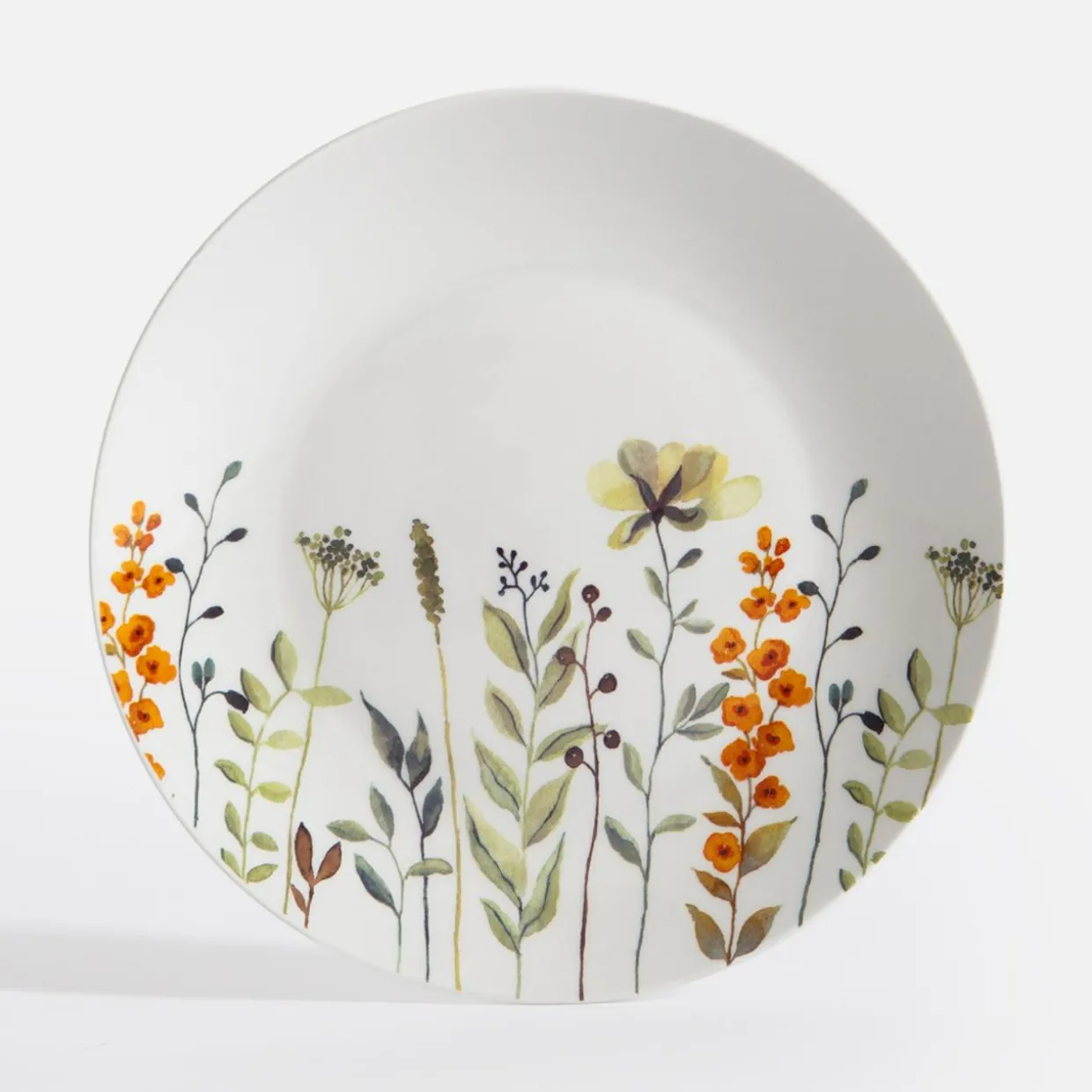 Talerz deserowy porcelanowy wiosenne kwiaty 20 cm