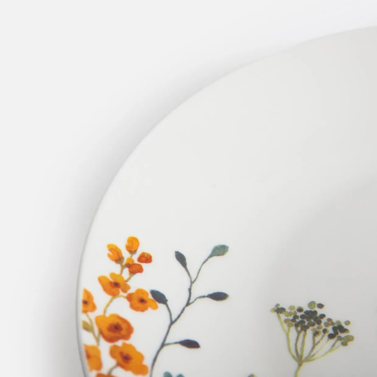 Talerz deserowy porcelanowy wiosenne kwiaty 20 cm