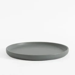 Talerz deserowy szary MATTE 20 cm