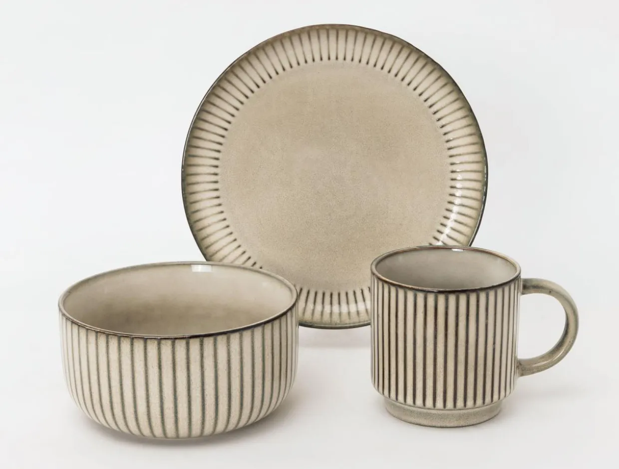 Talerz deserowy z ceramiki AUREA 21,2 cm