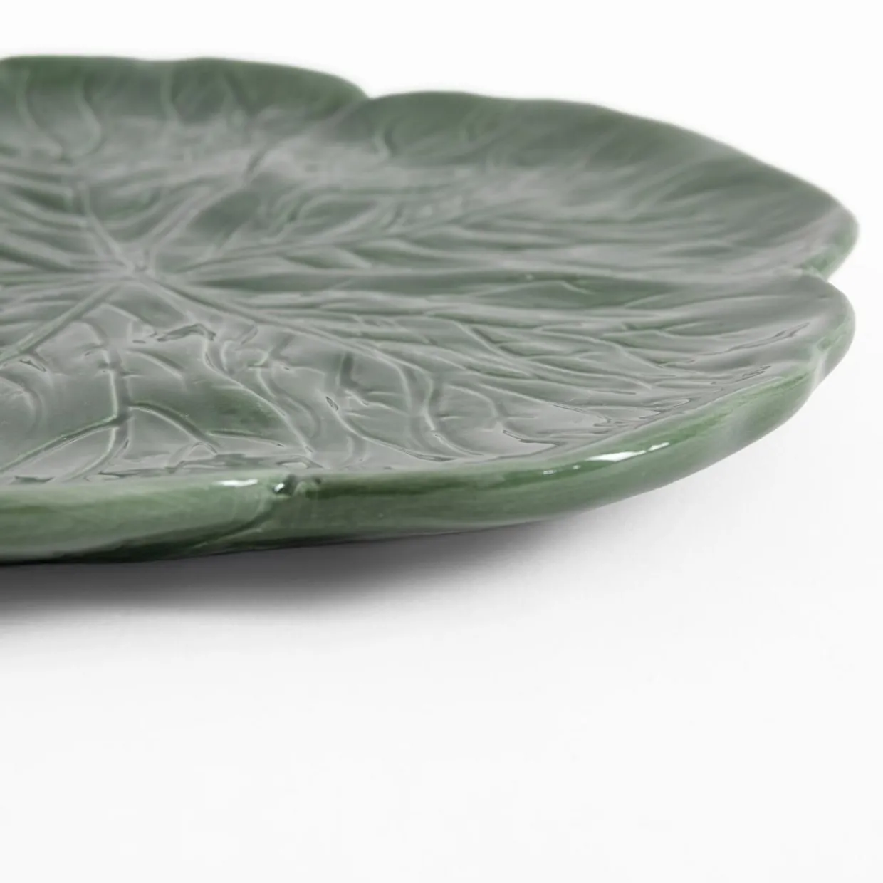 Talerz deserowy zielony KAPUSTA 21 cm