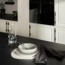 Talerz głęboki GRANITE szary porcelana Bogucice 22 cm