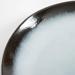 Talerz obiadowy brązowo-szary MALAM 26,6 cm