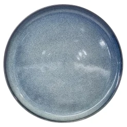 Talerz obiadowy ceramiczny niebieski BALTIC 27 cm