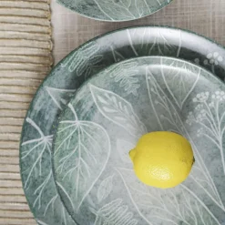 Talerz obiadowy niebieski CZTERY PORY ROKU 27 cm