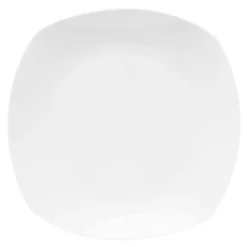 Talerz obiadowy porcelanowy QUADRO biały 26,7x25 cm