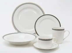 Talerz obiadowy porcelanowy ART DECO 27 cm