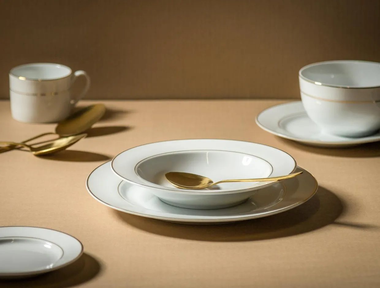 Talerz obiadowy porcelanowy ORO 26,9 cm