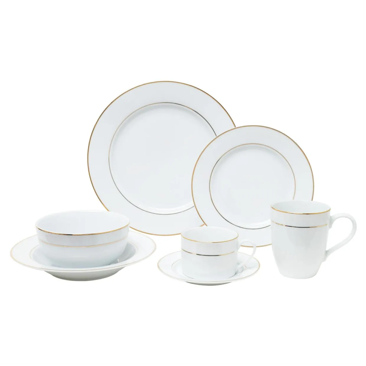 Talerz obiadowy porcelanowy ORO 26,9 cm