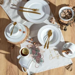 Talerz obiadowy porcelanowy ORO 26,9 cm