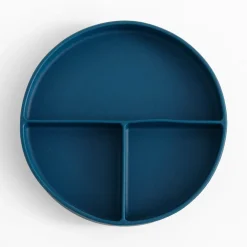 Talerz silikonowy z 3 komorami 20,5 CM MIX