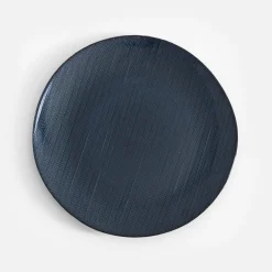 Talerz szklany granatowy 21 cm