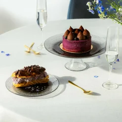 Talerz szklany ombre 21 cm