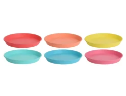 Talerzyki plastikowe wielorazowe, komplet 6 szt.