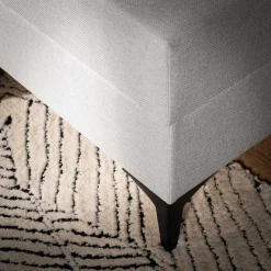 Tapczan młodzieżowy jasnoszary SIBI 90x200 cm