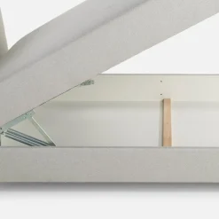 Tapczan młodzieżowy jasnoszary SIBI 90x200 cm