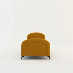 Tapczan młodzieżowy musztardowy PING 90x200 cm