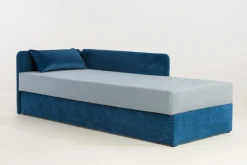 Tapczan młodzieżowy niebieski OPEN