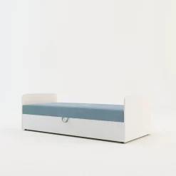 Tapczan młodzieżowy niebieski STAŚ 90x200 cm