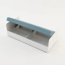 Tapczan młodzieżowy niebieski STAŚ 90x200 cm