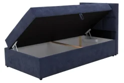 Tapczan młodzieżowy niebieski FILIP 100x200 cm