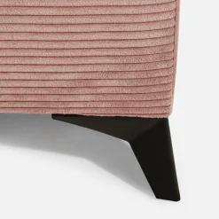 Tapczan młodzieżowy pudrowy róż IBIS 90x200 cm