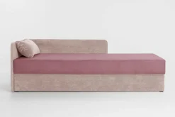 Tapczan młodzieżowy różowy OPEN