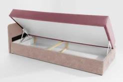 Tapczan młodzieżowy różowy OPEN