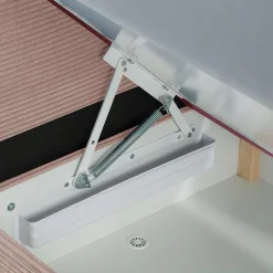 Tapczan młodzieżowy różowy OPEN