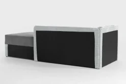 Tapczan młodzieżowy szaro-niebieski OPEN