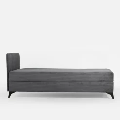 Tapczan młodzieżowy szary IBIS 90x200 cm