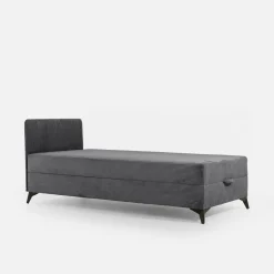 Tapczan młodzieżowy szary IBIS 90x200 cm