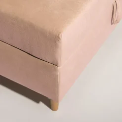 Tapczan narożny brzoskwiniowy MARIO 90x200 cm