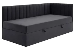 Tapczan narożny tapicerowany KLAUS 90x200 prawy