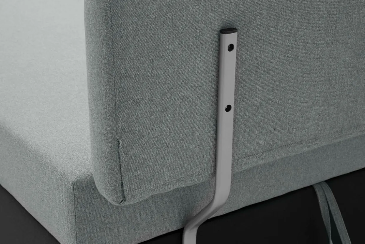 Tapczan szary DOTI 110x200