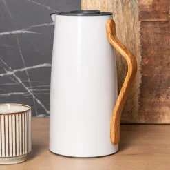 Termos z uchwytem biały 1 l